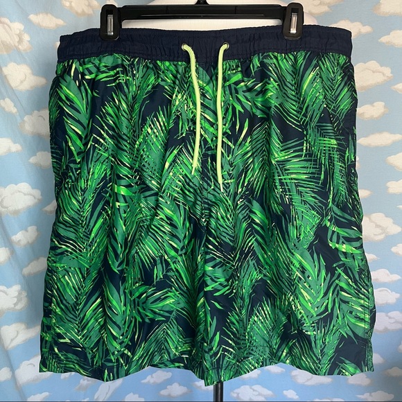 GAP Other - Gap Men’s Swim Trunks Palm Fronds Pattern Size XL‎